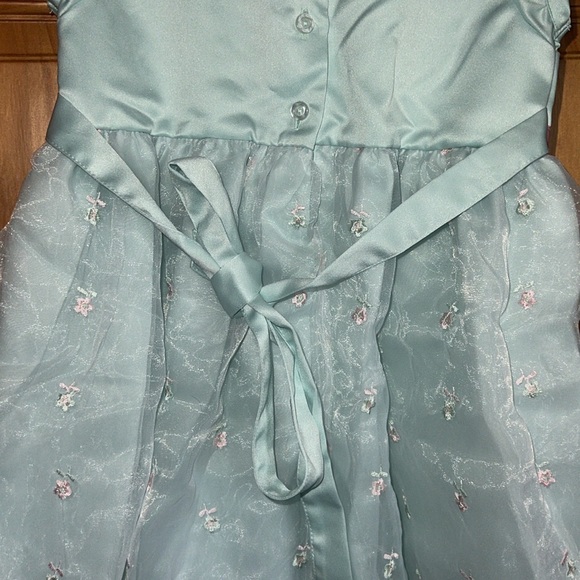 Youngland Light Teal and Pink Summer Dress [Size 6] - Picture 13 of 15